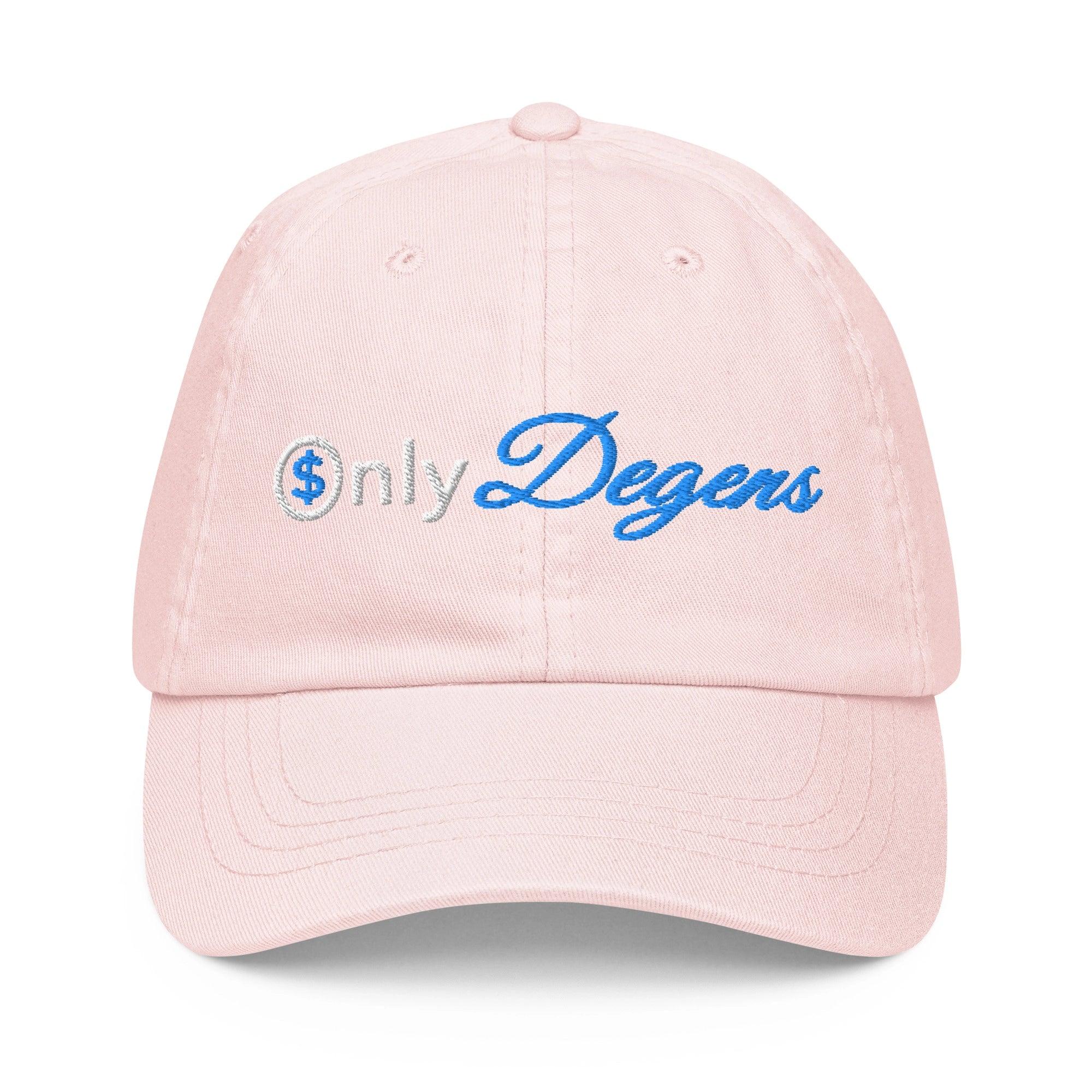 Classic Pink Cap OFF!Babe | Only Degens Embroidered Meme Hat by CUKIDRIP