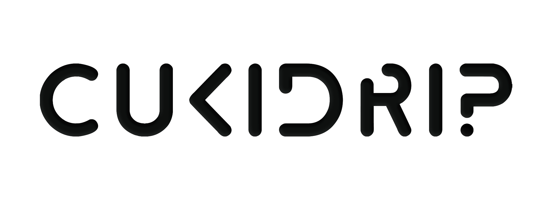 CUKIDRIP Black Logo - Crypto Streetwear Branding