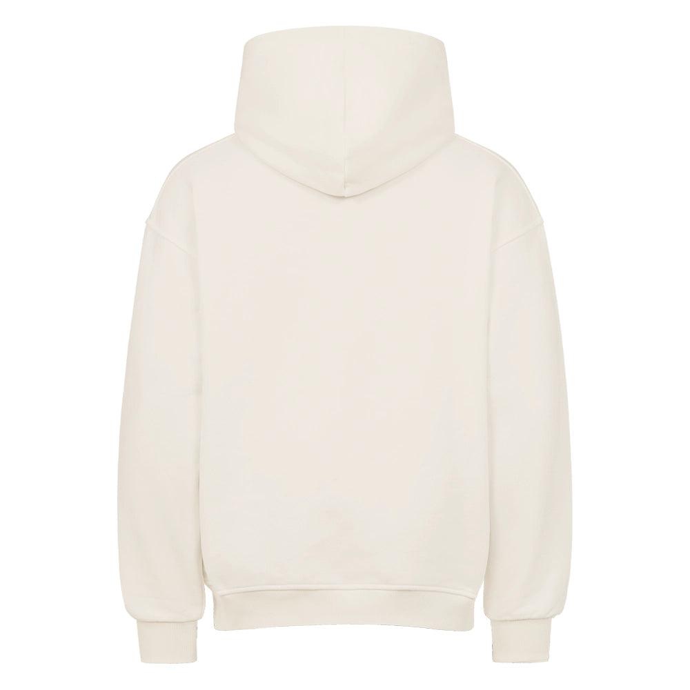 Natural Raw Oversized Hoodie FOMO YET | Minimalist Crypto Merch in Premium Cotton