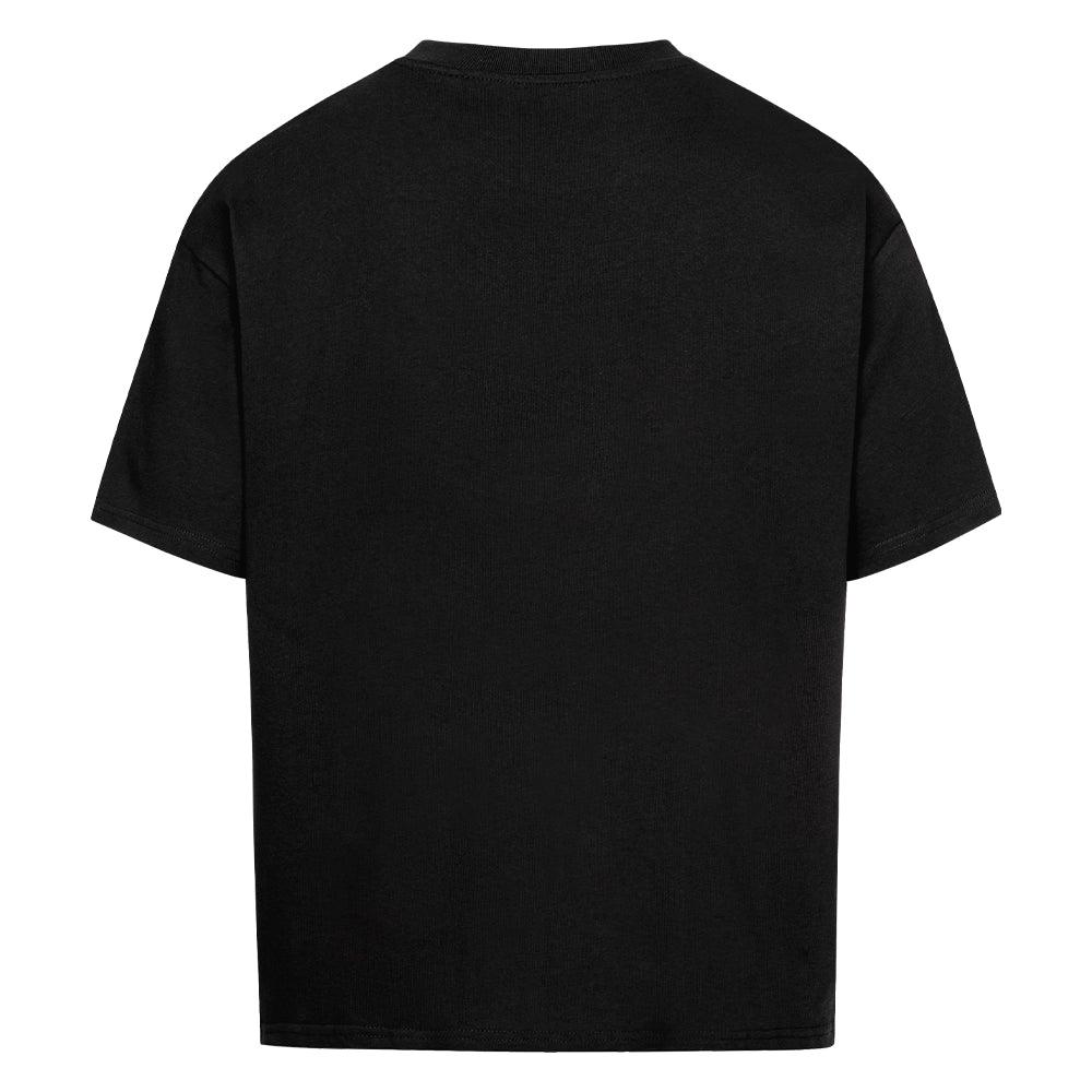 Premium Black Oversized T-Shirt Bitcoin | Back View Minimalist Crypto Apparel by CUKIDRIP