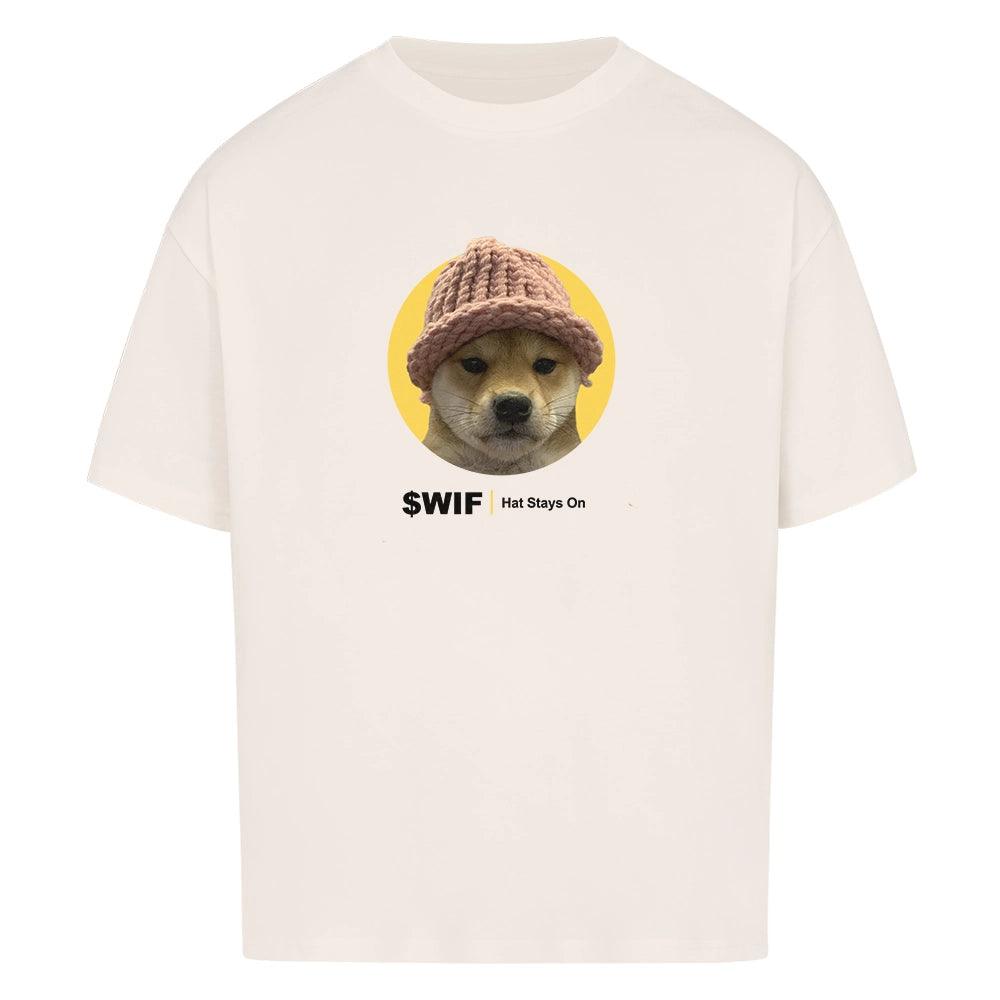 Natural Raw Oversized WIF T-Shirt | Meme Coin Streetwear Statement by CUKIDRIP