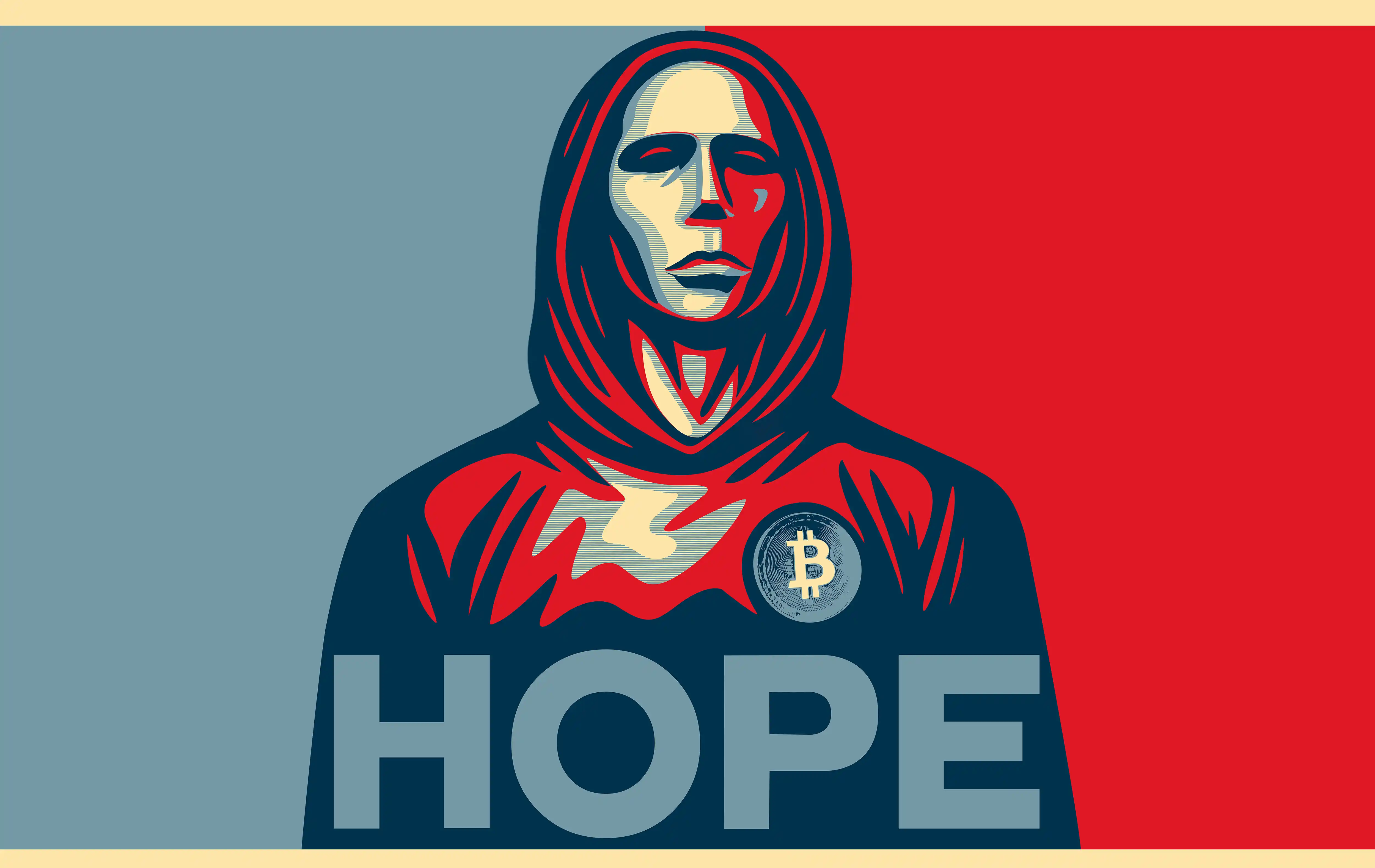 Satoshi Nakamoto in HOPE Poster Art-Piece | Media Section Image for premium streetwear by CUKIDRI